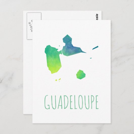 Carte Postale Guadeloupe (Devant / Derrière)