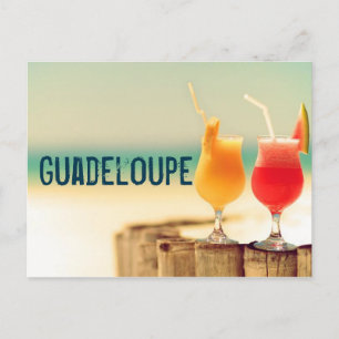 Carte Postale Guadeloupe cocktails