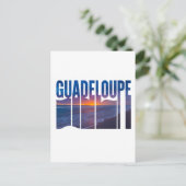 Carte Postale Guadeloupe: Coucher de Soleil Tropical des Caraïbe (Debout devant)