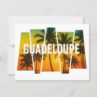 Guadeloupe Palmiers & Coucher de Soleil Tropical