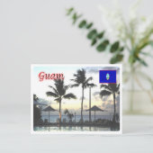 Carte Postale Guam - Coucher de soleil - (Debout devant)