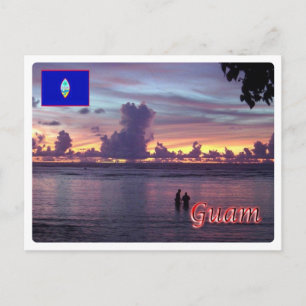 Carte Postale Guam - Coucher de soleil -