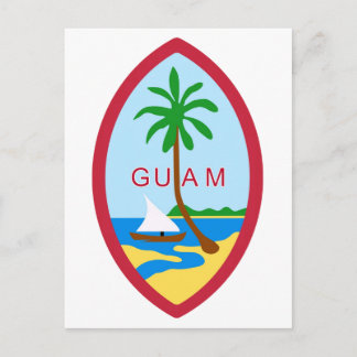 Carte Postale GUAM - emblème/drapeau/armoiries/symbole
