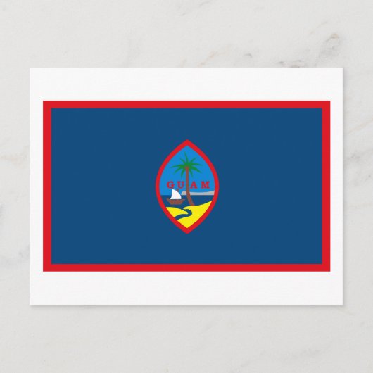 Carte postale Guam Flag (Devant)