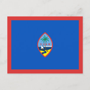Carte postale Guam Flag