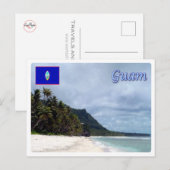 Carte Postale Guam - Plage - (Devant / Derrière)