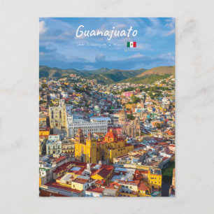 Carte Postale Guanajuato, Mexique - Paysage urbain coloré