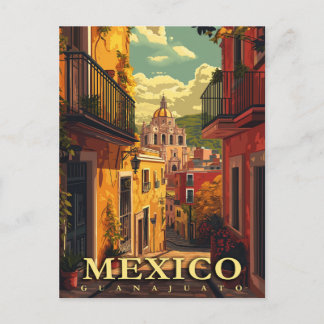 Carte Postale Guanajuato, Mexique Vintage