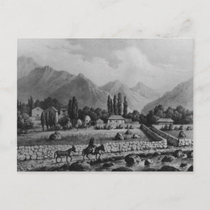 Carte Postale Guanta, de 'Historia de Chile', 1854