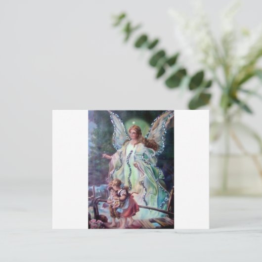 Carte Postale GUARDIAN ANGEL c. 1900 (Debout devant)