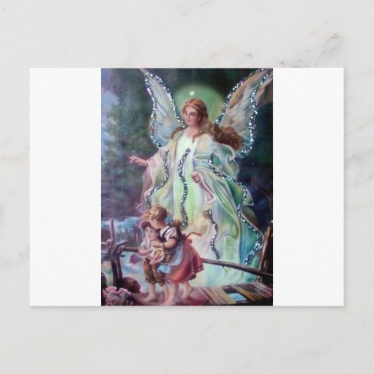 Carte Postale GUARDIAN ANGEL c. 1900 (Devant)