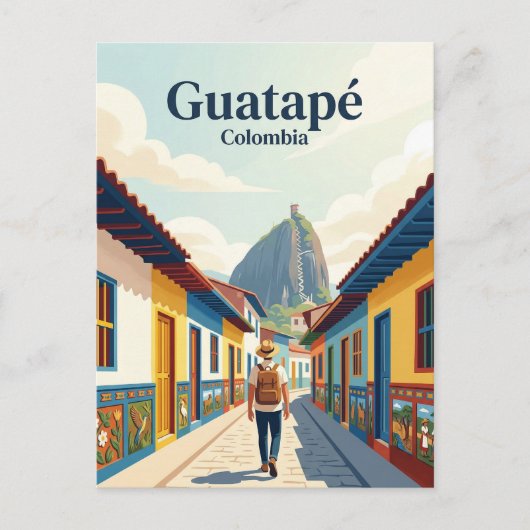 Carte Postale Guatapé Colombia (Devant)