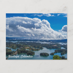 Carte Postale Guatapé, Colombie (du sommet de Piedra del Peñol)