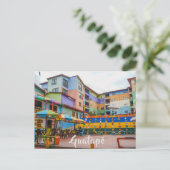 Carte Postale Guatapé, Colombie, Plazoleta de Los Zócalos (Debout devant)