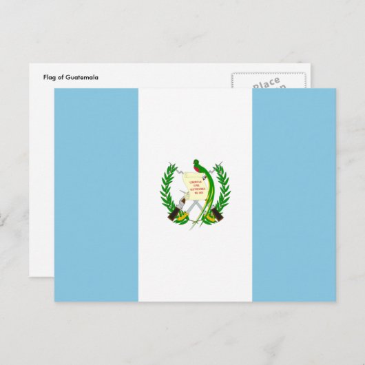 Carte Postale guatemala (Devant / Derrière)