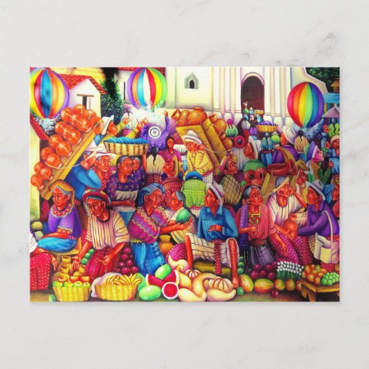 Carte postale Guatemala Art (Devant)