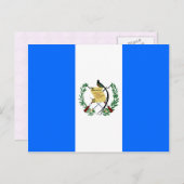Carte Postale Guatemala Drapeau de haute qualité (Devant / Derrière)