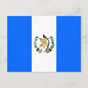 Carte Postale Guatemala Drapeau de haute qualité