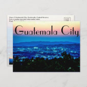 Carte Postale Guatemala, Guatemala, Amérique centrale à la tombé (Devant / Derrière)