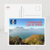 Carte Postale Guatemala - Lac Atitlán - (Devant / Derrière)