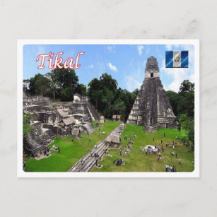 Carte Postale Guatemala - Tikal Mayan - Ruines -