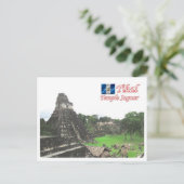 Carte Postale Guatemala - Tikal - Temple Jaguar - (Debout devant)