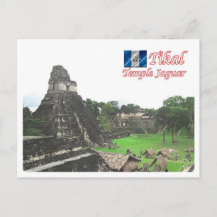 Carte Postale Guatemala - Tikal - Temple Jaguar -