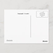 Carte Postale Guayaquil - Équateur (Dos)