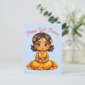 Carte Postale Gudi Padwa Chibi (Debout devant)