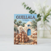 Carte Postale Guellala Tunisie (Debout devant)