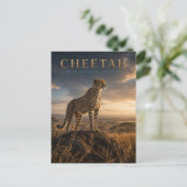 Carte Postale Guépard Savane d'Afrique de l'Est ANIMALS (Debout devant)