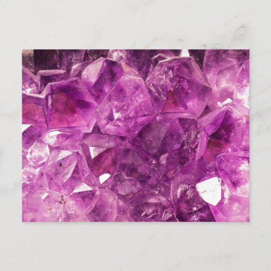 Carte Postale Guérir Améthyst Gemstone (Devant)