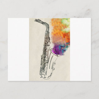 Carte Postale Guérison du saxophone