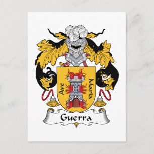 Carte Postale Guerra Family Crest