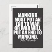 Carte Postale Guerre anti-guerre (Devant / Derrière)