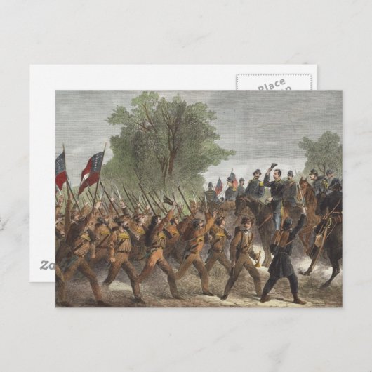 Carte Postale Guerre civile (Devant / Derrière)