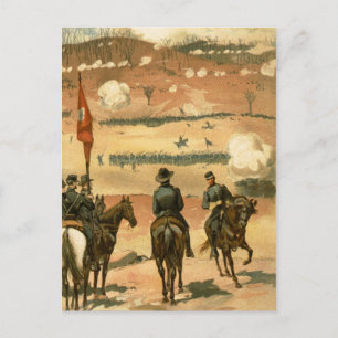 Carte Postale Guerre civile américaine Bataille de Chattanooga 1