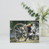 CARTE POSTALE GUERRE CIVILE-CANNON (Debout devant)
