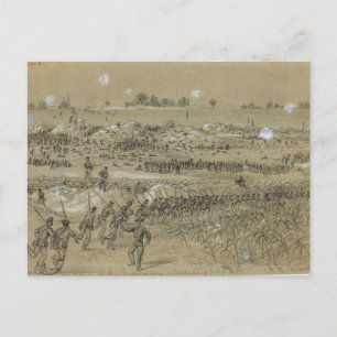 Carte Postale Guerre civile : Union Army à Petersburg et Richmon