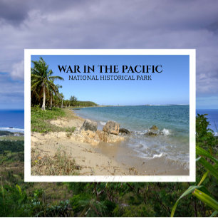 Carte Postale Guerre de Asan Beach dans le Pacifique National HP