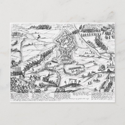 Carte Postale Guerre de Succession de Juelich, 1610 (Devant)