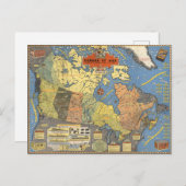 Carte Postale Guerre du Canada (Devant / Derrière)