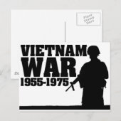 Carte Postale Guerre du Vietnam 1955-1975 (Devant / Derrière)