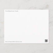 Carte postale Guerre et Paix (Dos)