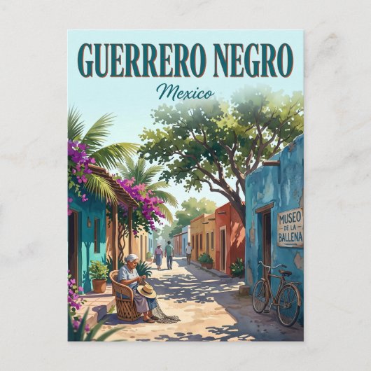 Carte Postale Guerrero Negro Mexique (Devant)