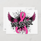 Carte Postale Guerrier 16 Cancer du sein (Devant / Derrière)