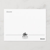 Carte Postale Guerrier aigle aztèque (Dos)