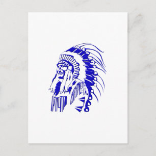 Carte Postale Guerrier amérindien #4