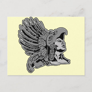 Carte Postale guerrier aztèque