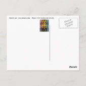 Carte Postale Guerrier de déesse égyptienne (Dos)